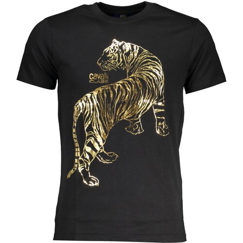 Cavalli Class MEN&#39;S SHORT SLEEVE T-SHIRT BLACK Cene
