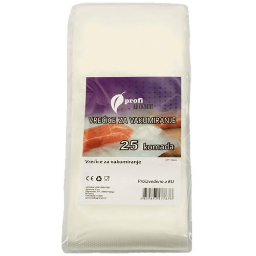 Profi HOME Folije za vakumiranje, 200x400mm, 25 komada, Providne Slike