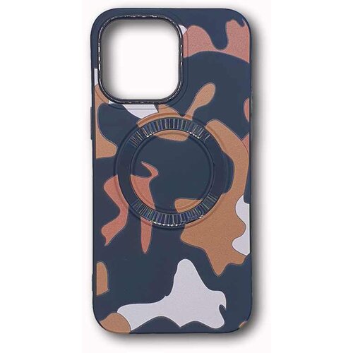 CAMO 14 PRO MAX SILIKON IPHONE ZELENA+SMEDJA #10 Slike