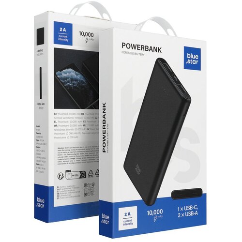 Blue Star powerbank 10000 mah 2A W1061 crni Cene
