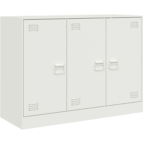 Maison Chic Komoda - Predalnik bela 99x39x73 cm jeklo, (21715623) Slike