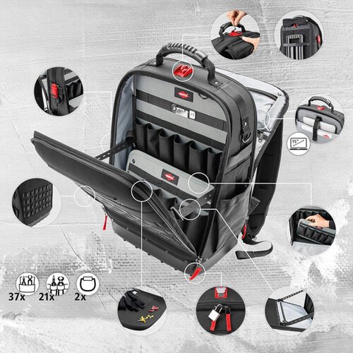 Knipex ranac za alat modular X18 electric + set od 22 alata - za električare (00 21 50 e) Slike