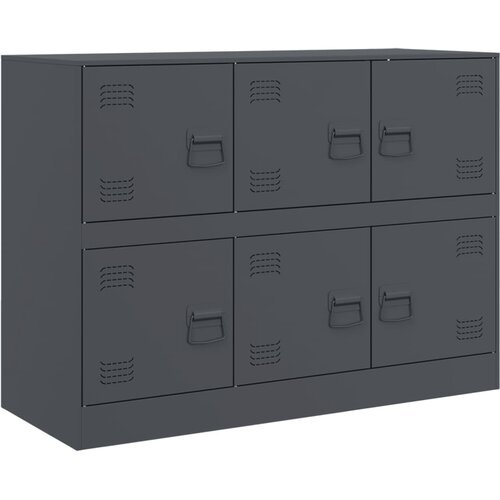 Maison Chic Komoda - Predalnik antracitna 99x39x73 cm jeklo, (21715756) Cene