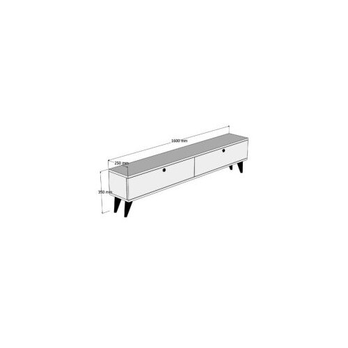 Hanah home TV &amp;scaron;krinja Paris Walnut Slike