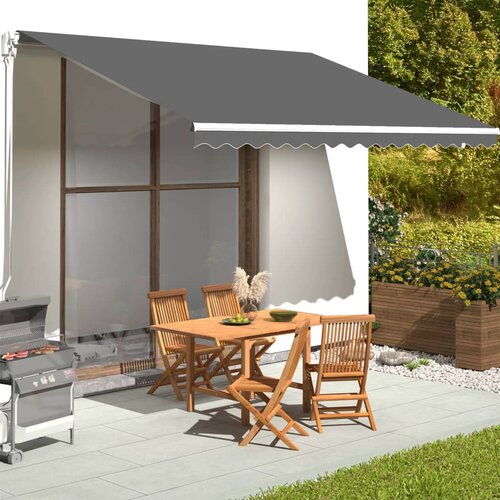 vidaXL Nadomestno blago za tendo antracitno 4,5x3,5 m Cene