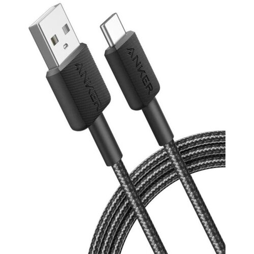 Anker 322 USB-A to USB-C Cable 6ft Braided Black Cene