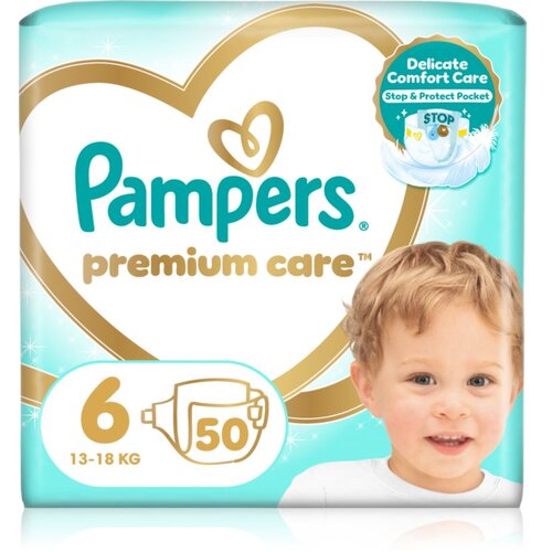 Pampers Premium Care Size 6 jednokratne pelene 13-18 kg 50 kom Slike