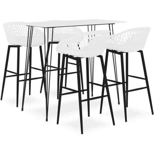  5-dijelni barski set bijeli Cijene