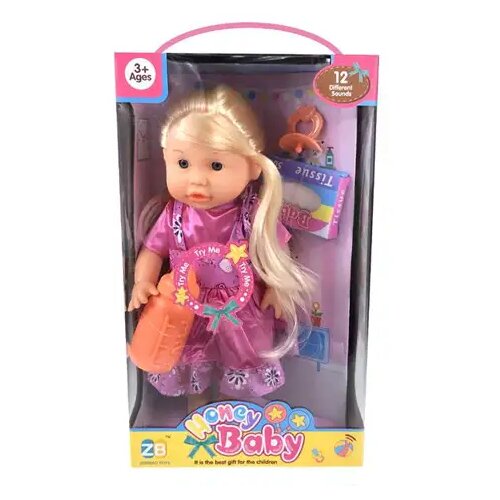 Magic Toys Plavokosa beba sa bočicom za bebe sa dodacima i zvukom Cijene