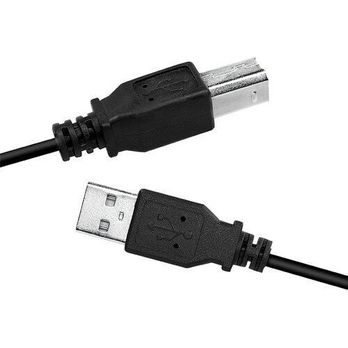 Logilink usb 2.0 cable, usb-a m to usb-b m, black, 2 m, CU0007B Slike