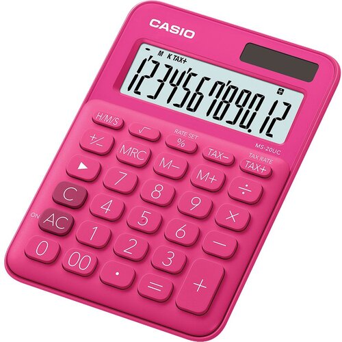 Casio Kalkulator MS-20 UC-RD crveni Slike