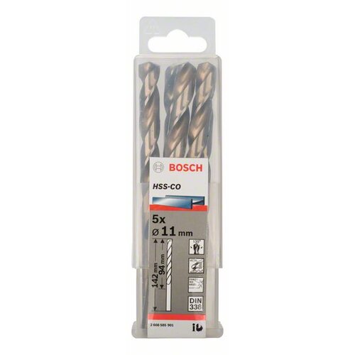Bosch 2608585901 Burgije za metal HSS-Co, DIN338 Slike