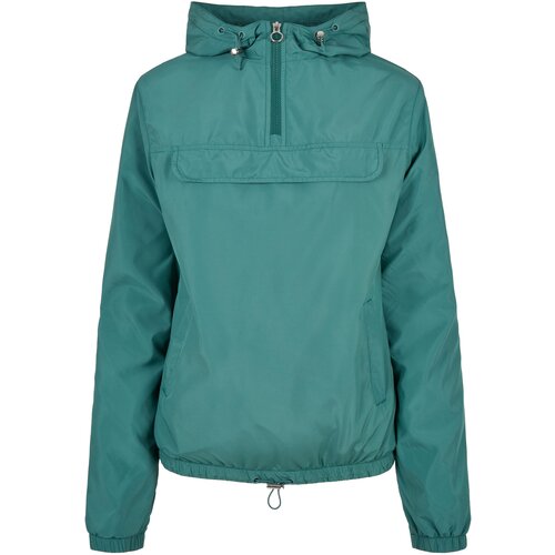 UC Curvy Women's Basic Tug of Puff Jacket Light Leaf Cene