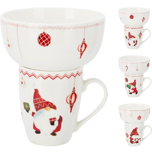  ZDJELICA I ŠALICA SET 2/1 CHRISTMAS PORCULAN SORTO Cijene