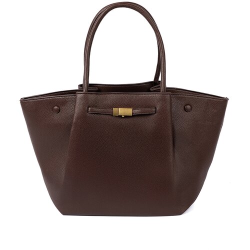 Shelvt A capacious bag in dark brown made of eco leather Cijene