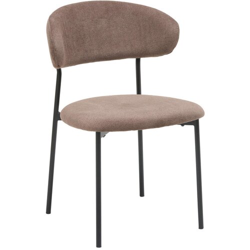 MID.YOU STOL, kovina, tekstil rjava, črna Cene