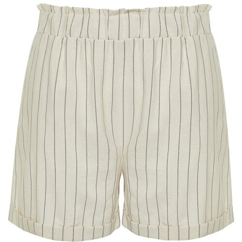 Trendyol Curve Plus Size Shorts & Bermuda - Beige - Normal Waist Cene