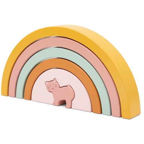 Trixie drvena duga za slaganje mrs. cat Cene