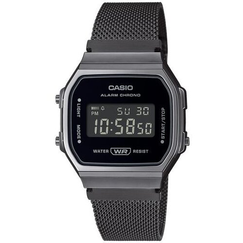 Casio Mu&amp;scaron;ki sat A168WEMB-1B, Crno kući&amp;scaron;te, Sivi Slike