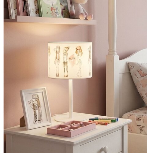  Dečja stona lampa GIRLS VIBES 1xE27/60W/230V, &amp;Oslash; 18 cm, za devojčice Slike
