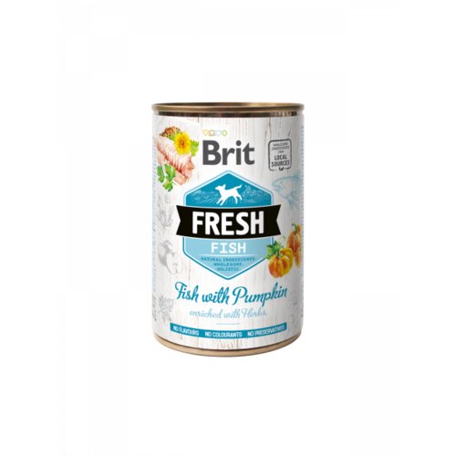 Brit Fresh Dog Fish with Pumpkin 400g Slike