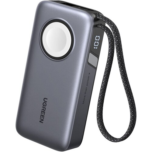 Ugreen POWERBANK PB527 10000MAH 30W ZA TELEFON Z USB-C POLNILNIM KABLOM, (5000337333) Slike