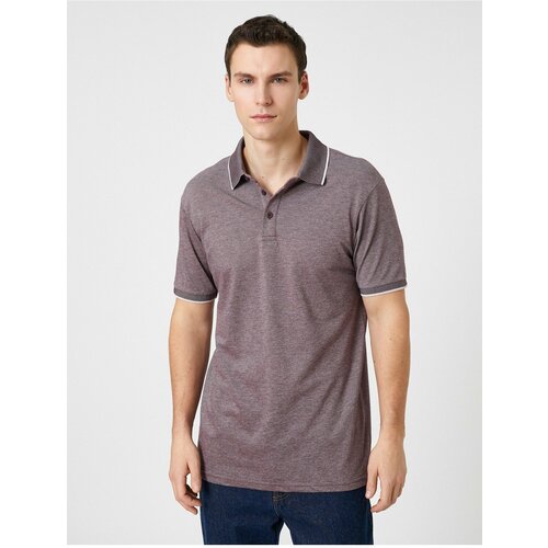 Koton Polo T-shirt - Burgundy - Regular fit Slike