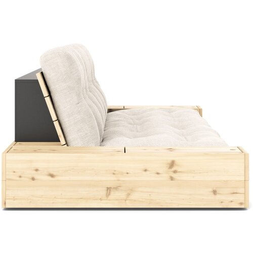 Karup Design Bijela sklopiva sofa od samta 244 cm Base &amp;ndash; Slike