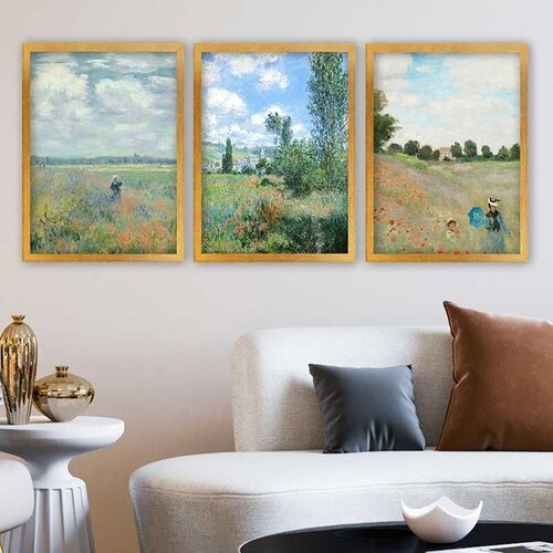 Wallity Set uramljenih slika 3AC_UN2677423, 3 Dela Cene