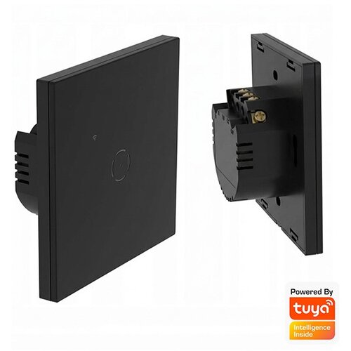 Mitea Smart Prekidač crni TOUCH pametni WiFi smart breaker 10A 2.4GHZ MS-701-1-C II Cene