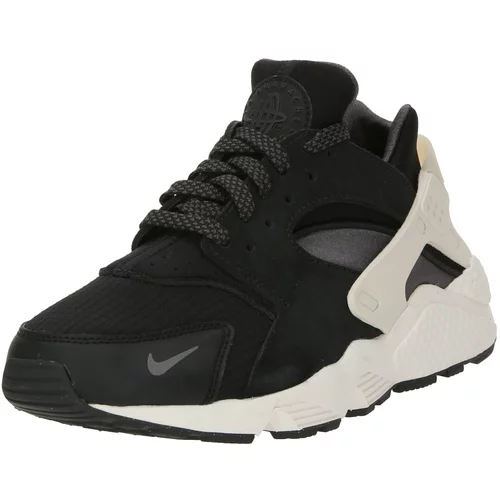 Nike Sportswear Nizke superge 'AIR HUARACHE' svetlo siva / črna