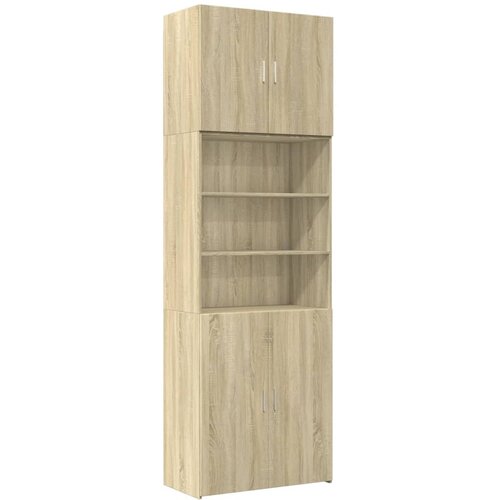 vidaXL Visoka komoda boja hrasta 80x42 5x249 cm od konstruiranog drva Cijene