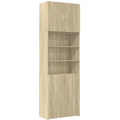 VidaXL Visoka omara sonoma hrast 80x42,5x249 cm inženirski les, (21295979) Slike