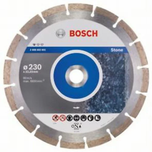 Bosch DIAMANTNA REZALNA PLOŠČA 230X22.23X2.3X10 MM ZA KAMEN