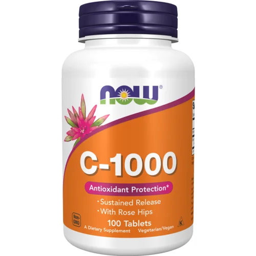 Now Foods C-1000 Sustained Release (100 Tabs) Unflavoured