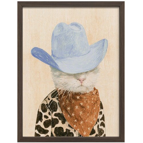 Styler Tiskana slika s okvirom 30x40 cm Howdy Cat &ndash; Cijene