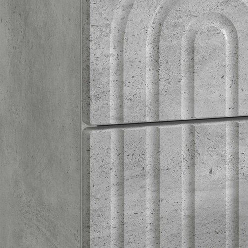  Noćni ormar Betonska siva 43 x 34,5 x 48 cm Konstruirano drvo Slike