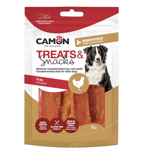 Camon poslastice za pse - Crispy jerky Piletina 90g Slike