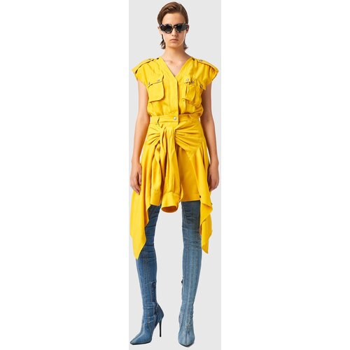 Diesel Dress - D-GIUDITTA DRESS yellow Slike