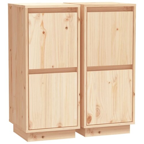 Maison Chic Komoda - Predalnik 2 kosa 31,5x34x75 cm trdna borovina, (21720611) Cene