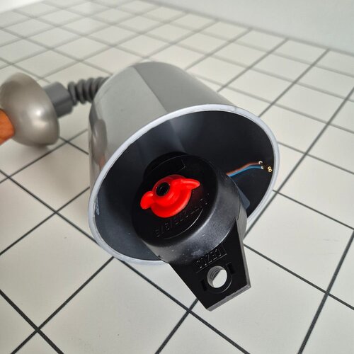 LAMKUR Podesivi luster CHIARA 1xE27/60W/230V srebrna/buk Slike