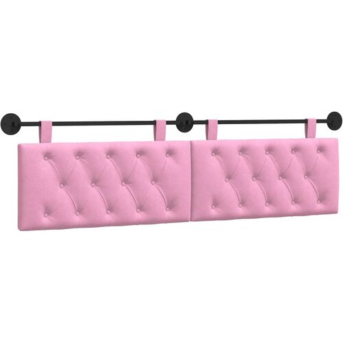  Držeće uzglavlje Zidne Ružičasta 170 x 55 x 7 cm tkanina - Ružičasta 160 cm bez LED Slike