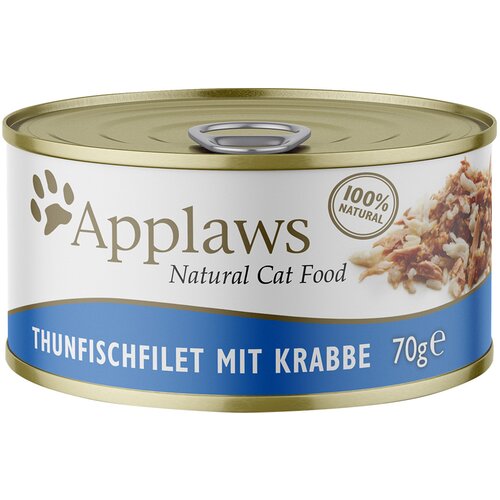 Applaws Ekonomično pakiranje u juhi 24 x 70 g - Tunin filet i rak Slike