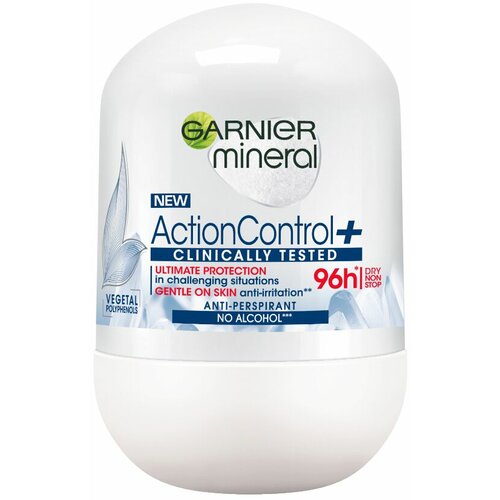 Garnier mineral action control+ roll-on 50 ml Slike