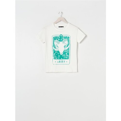 Sinsay ženska majica kratkih rukava s printom 8131J-00C Slike