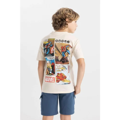 Defacto Boy's Marvel Comics Crew Neck Short Sleeve T-Shirt