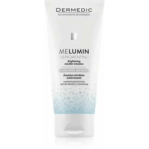 Dermedic Melumin micelarna emulzija za čišćenje za lice s hiperpigmentacijom 200 ml