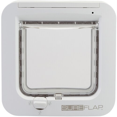 SureFlap mikročip mačja loputa - Bela loputa Slike