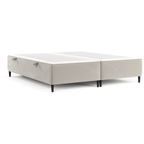 Maison de Rêve Krem tapecirani bračni krevet s prostorom za odlaganje 180x200 cm Tate – Cijene
