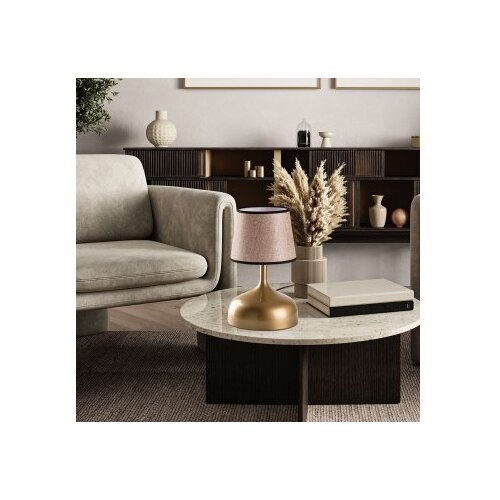Opviq bulbous - 15456 goldbeige table lamp Slike